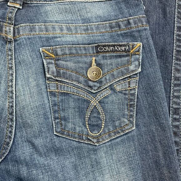 Calvin Klein Dark Wash Lean Boot Bootcut Jeans Size 29 | 8 - Picture 6 of 8